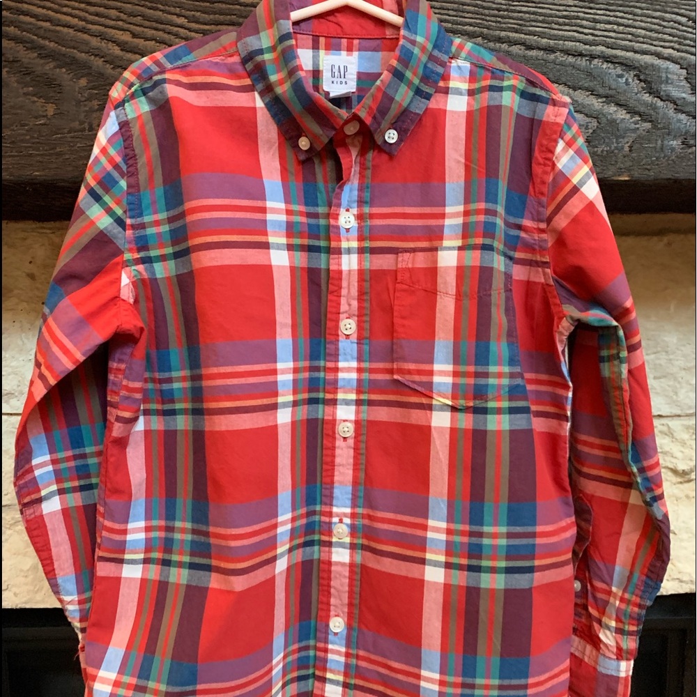 Gap button down shirt boys